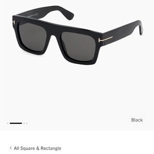 Tom Ford Black Square Sunglasses